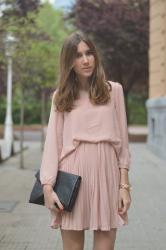 Soft pink dress