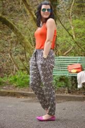 Aztec Trousers and Clashing Colours & Passion For Fashion Link Up!!