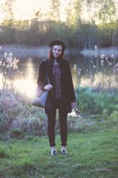Look of the day: BUNNIES ON BURGUNDY