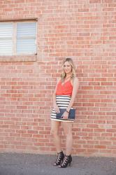 the perfect striped skirt