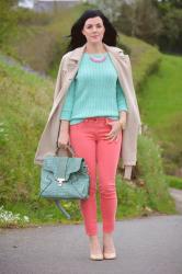 Mint, Nude and Cupcake Jeans (Yep, cupcake is a colour)