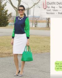 Lookbook : Preppy Colorblock