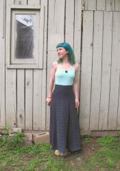 Completed: The Gabriola Maxi Skirt