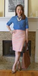 Chambray, Stripes and a Giveaway Winner