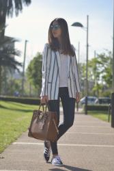 Striped blazer