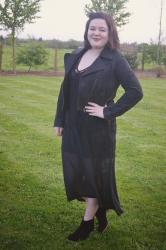 Black lace maxi dress: my Duo challenge night time outfit...