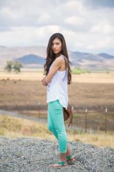 Finally! How To Wear Mint Green Pants