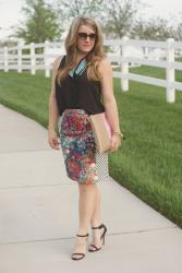 Stripes + Floral and a Clutch Line Giveaway!