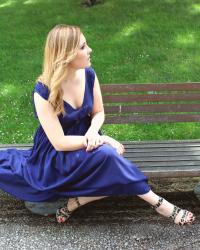 NAVY BLUE DRESS