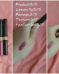 Review:Max Factor Lipfinity 24h