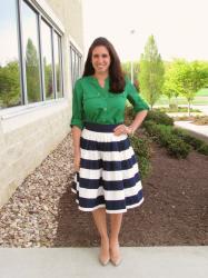 Another nautical outfit with a special guest…