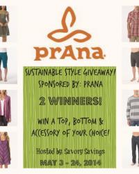 Prana Clothing Giveaway