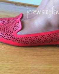 J. Crew Cleo Perforated Loafers 
