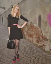 Outfit: Black and Pink