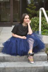 CROP TOP AND TULLE SKIRT