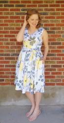 eShakti Floral Print Dress