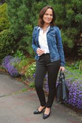 SPORTY CHIC: CLASSIC DENIM JACKET