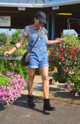 Gardening With Overalls and Biker Boots