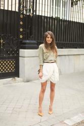 summer “must have” : white skirt