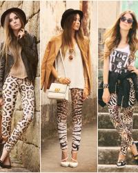 FashionCoolture: Animal print pants!