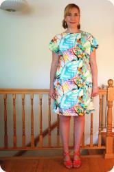 Made by Me Files: Vogue 8915 (Neon Tropical Print Shift Dress) and McCall's 6875 (Enchanted Tea Party Dress).
