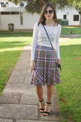 Plaid skirt