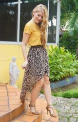 {Outfit}: Yellow & Leopard Combo