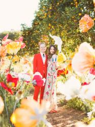 Imaginative Flower Garden Wedding