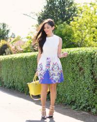 ...White Floral Dress...