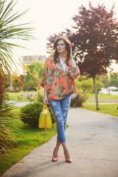 ORANGE KIMONO