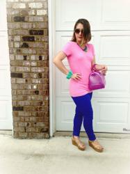 Bright Color Blocking...