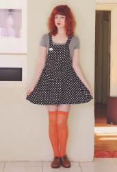 Oranges & Polka Dots