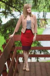Workin' red skirt life