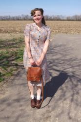 Outfit: 1940's Shirtdress