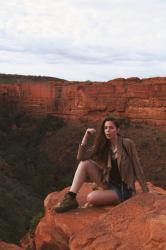 Kings canyon: in mezzo al canyon nel centro dell’Australia