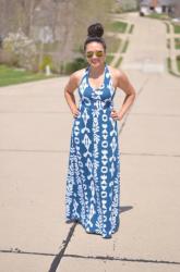 Maxi dress and vacay recap