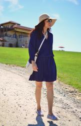 Wearing Nautical To a Vineyard 