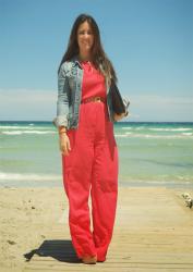 Jumpsuit at the beach