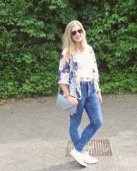 OOTD: Floral Kimono
