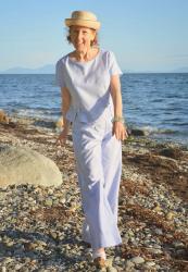 SUE SEWED: VOGUE PALAZZO PANTS AND SIMPLICITY BLOUSE...