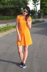 Tangerine dress