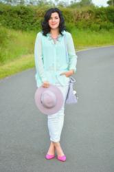 Mint with pops of Pink & Lilac (&Passion4Fashion Linkup!)