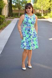 Work to Play: Bright Floral Dress