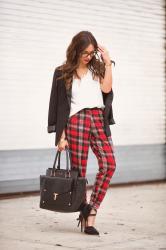 Polished plaid...