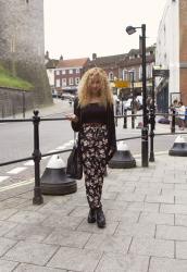 Black, Floral & Leather