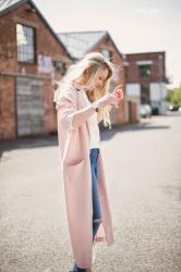 PINK DUSTER COAT