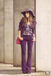 Look du jour: Lilac Wine