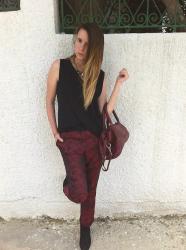 Mon Pantalon Rouge H&M Trend