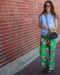 J.Crew Punk Floral Trouser 