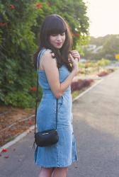 that 70s denim dress / שמלת ג'ינס מהסבנטיז